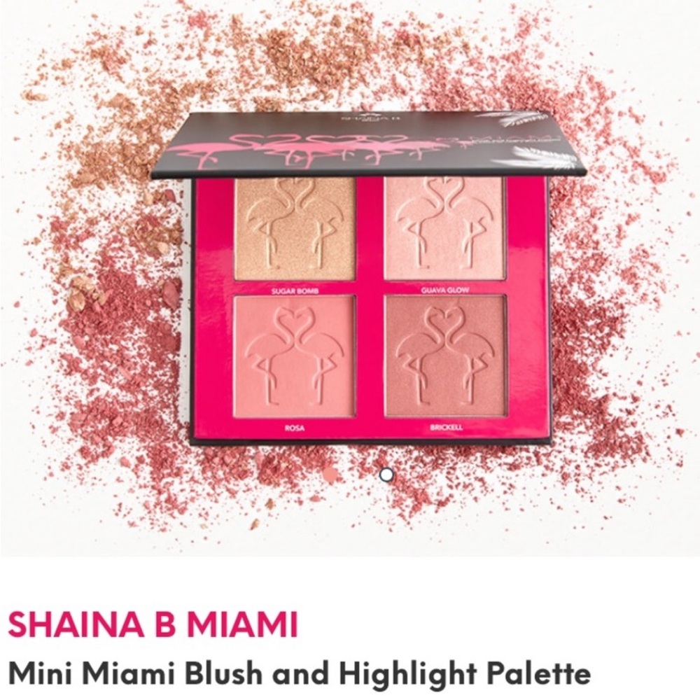 Shaina B. Miami Blush & Highlight Palette